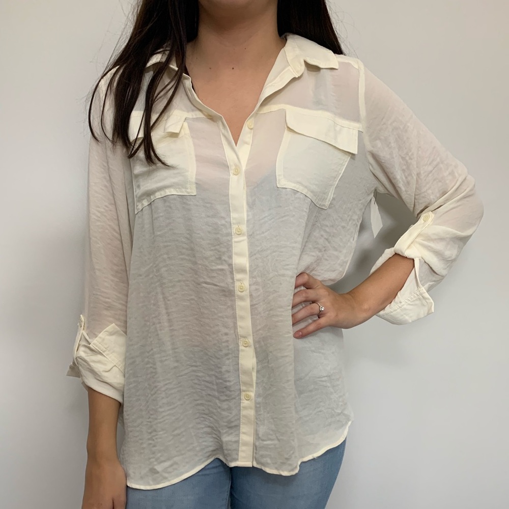 ANA Cream Blouse